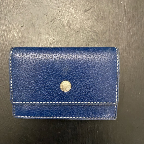 Coach Blue Leather Credit Card Holder. EUC - Picture 8 of 8